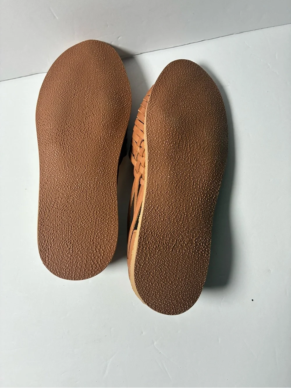 Men's Woven Leather Slip-On Loafers in Tan